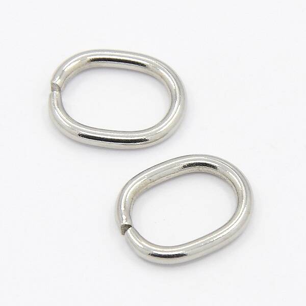 Tarnish Resistant 201 Stainless Steel Open Jump Rings