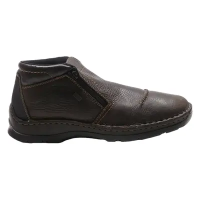 RIEKER Ankle Boots Brown Leather Mens UK 9