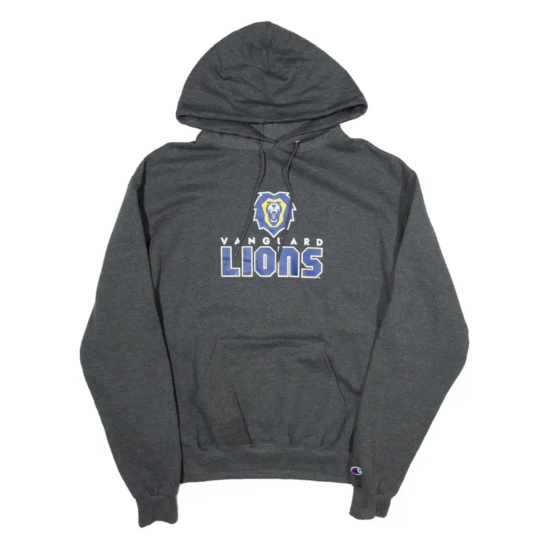 CHAMPION Vanguard Lions Mens Grey Hoodie USA M