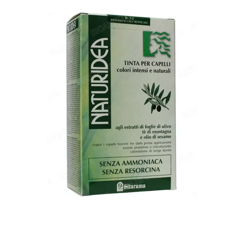 Sitarama Naturidea 6.32 Delicate Permanent Hair Color Intense and Luminous Golden Dark Blonde Copper Promotion