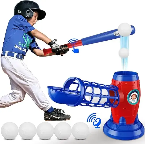 【Extra 5 Balls】10 Balls Sets for Kids 5-8,Ten Ball Set with Plastic Baseball Bat,Toddler Baseball Game Sports & Outdoors ...