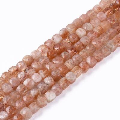 Natural Sunstone Beads Strands