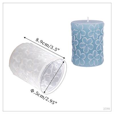 Pillar DIY Silicone Candle Molds