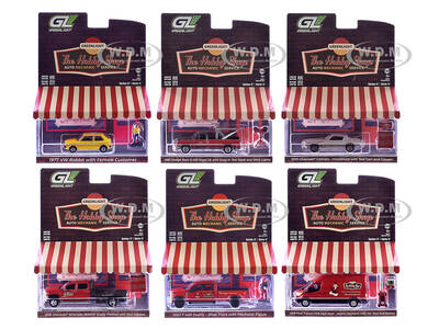 The Hobby Shop Series 17 Set of 6 pieces 1/64 Diecast Model Cars by Greenlight