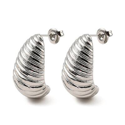 Non-Tarnish 304 Stainless Steel Stud Earrings for Women