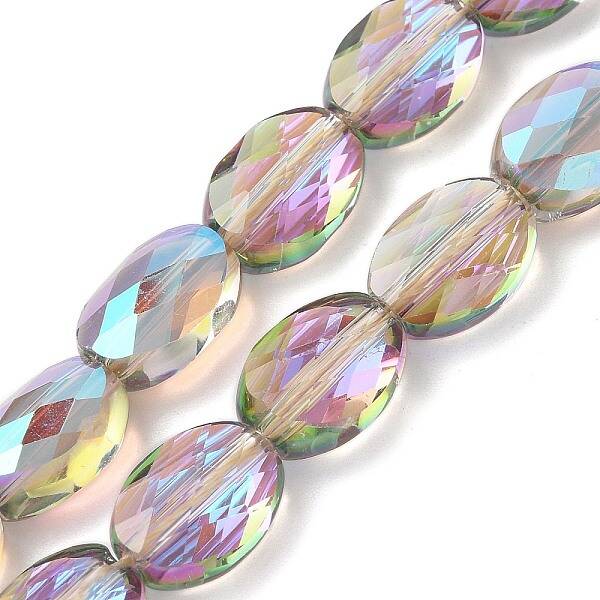 Electroplate Glass Beads Strands