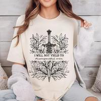 I Will Not Yield To Disrespectful Men Shirt, AOC Quote Shirt, Feminist T-Shirt, Anti-Republican, Pro-American Rights, Democra...