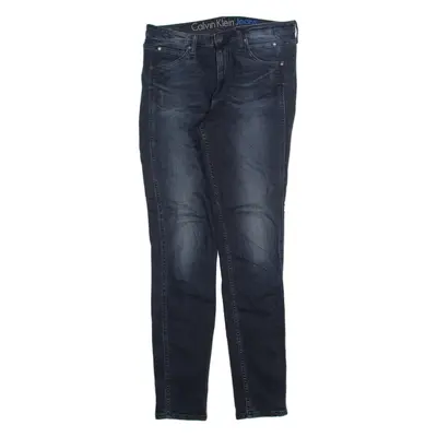 CALVIN KLEIN JEANS Mens Jeans Blue Slim Skinny Stone Wash W30 L32