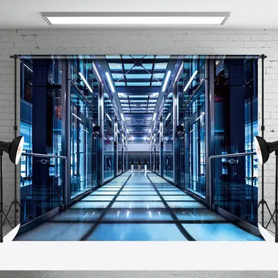 Aperturee Translucent Glass Corridor Architecture Backdrop, 3X2FT(1MX0.6M), 14 USD, architecture backdrops, NYHD9I77-M