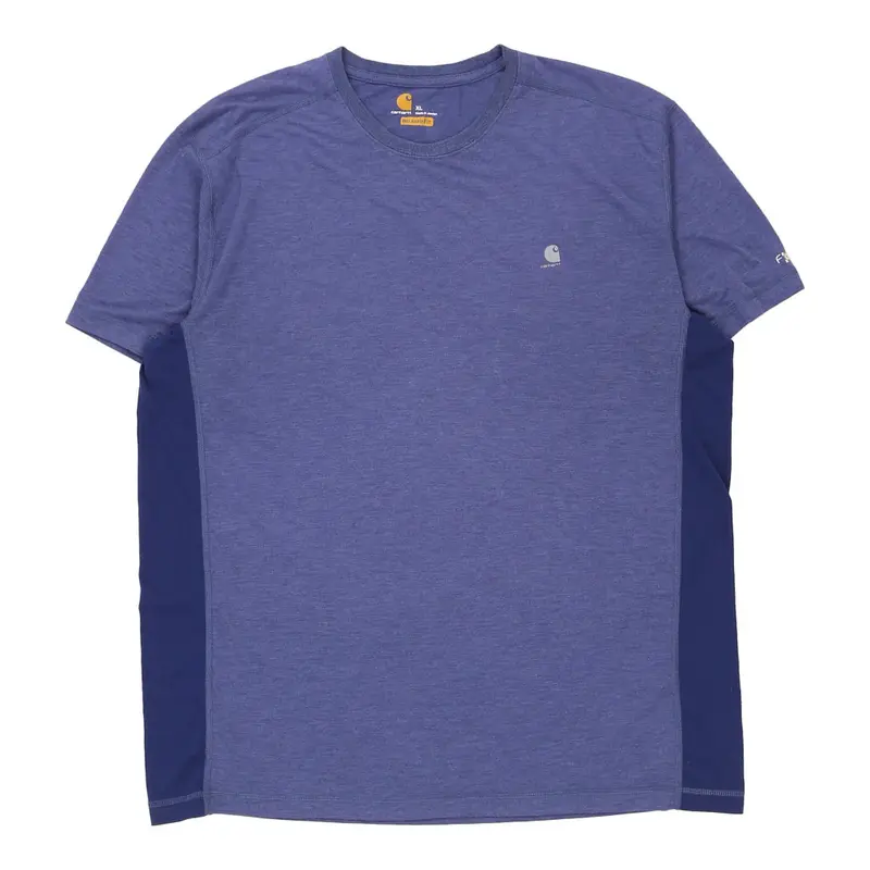 Carhartt T-Shirt - XL Blue Cotton