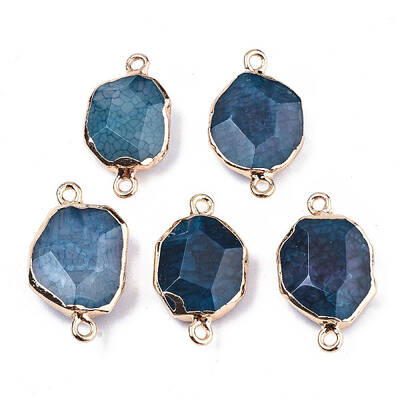 Natural Agate Links Connectors