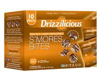 Drizzilicious S'mores Mini Rice Cakes - Gluten-Free, Vegan, Crunchy & Healthy Snack, 90 Calories per Bag, 0.74 oz (Pack of 10...