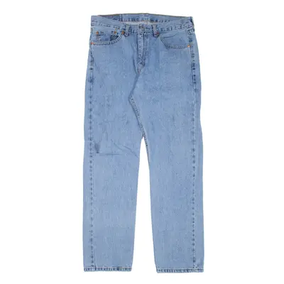 LEVI'S 505 Jeans Blue Denim Regular Straight Mens W33 L32