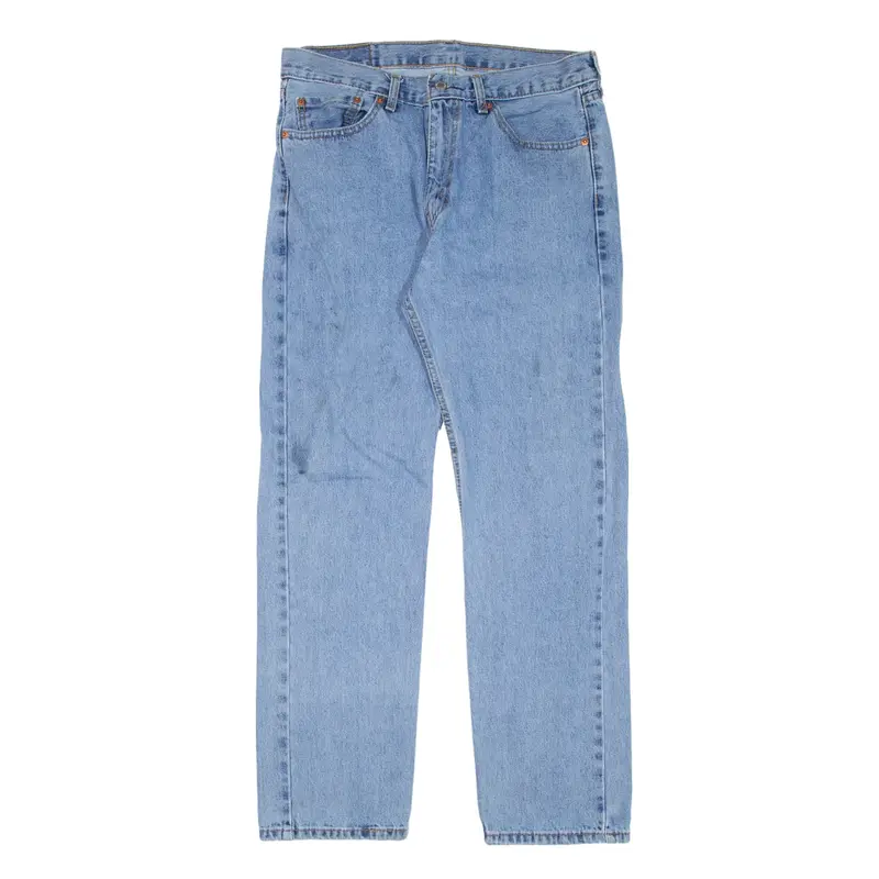 LEVI'S 505 Jeans Blue Denim Regular Straight Mens W33 L32