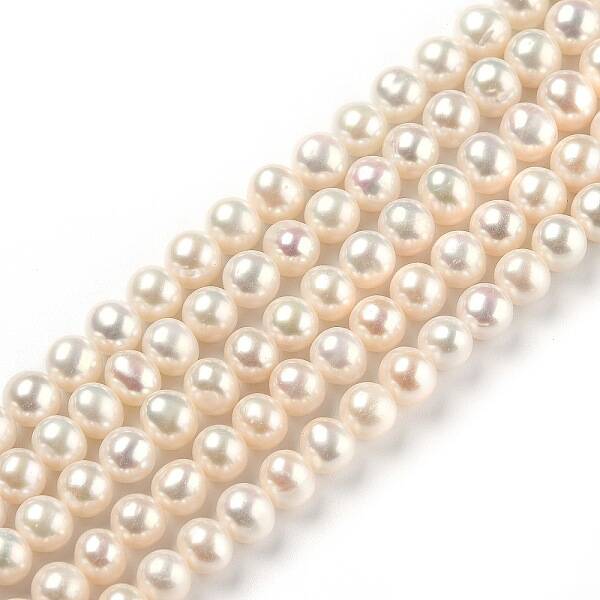 Natural Cultured Freshwater Pearl Beads Strands