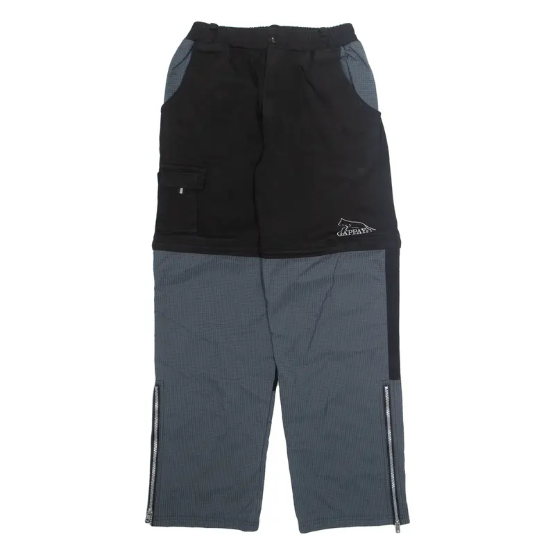 GAPPAY Outdoor Mens Trousers Black Regular Straight W26 L30