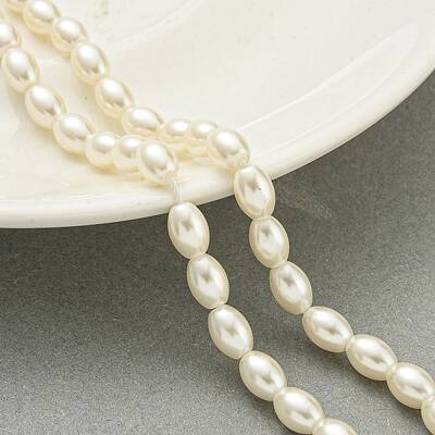 Transparent Spray Painted Glass Beads Strands