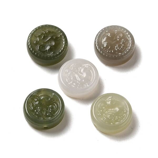 Natural Nephrite Jade/Hetian Jade Beads