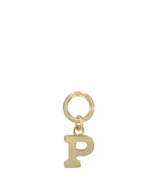 One Love Initial Charms | Metal Color: Gold | Style: P