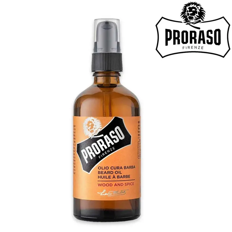 Olio Per La Cura Della Barba Proraso Legno E Spezie 100 Ml