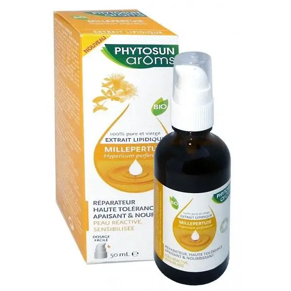 Phytosun Aroms St. John's Wort Vegetable Oil Reactive Sensitized Skin Bio 50ml