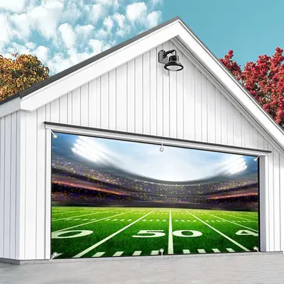 Aperturee Football Match Stadium Goal Garage Door Banner