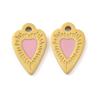 316 Surgical Stainless Steel Enamel Charms