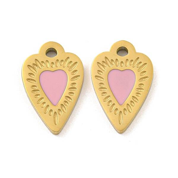 316 Surgical Stainless Steel Enamel Charms