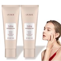 OUHOE Exfoliating Gel 50g - Gentle Facial Scrub for Daily Care, Hydrates & Rejuvenates Skin, Purifying Cream for Pore Cleansi...