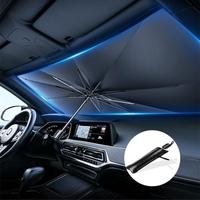 Foldable Anti-UV Windshield Sunshade, Multipurpose Car Front Window Heat Protective Umbrella, Automotive Interior Accessories...