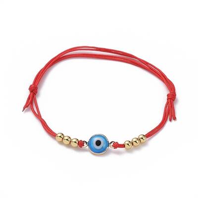 Adjustable Nylon Thread Braided Bead Bracelets