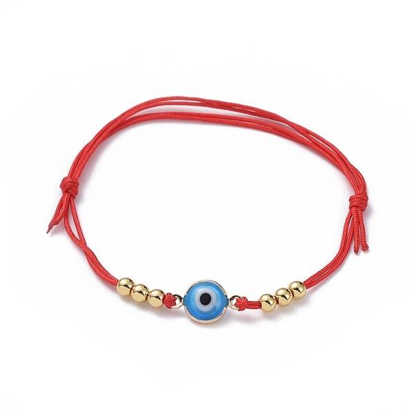 Adjustable Nylon Thread Braided Bead Bracelets