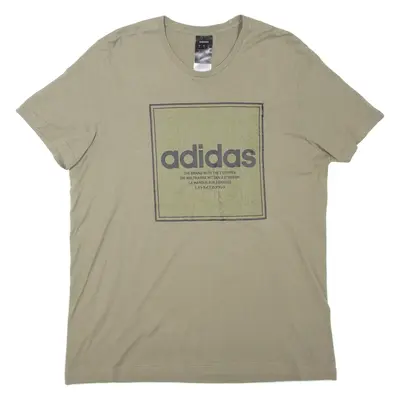 ADIDAS Mens T-Shirt Green M