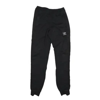 ADIDAS Track Pants Black Tapered Mens S W24 L30