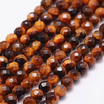Natural Tiger Eye Beads Strands