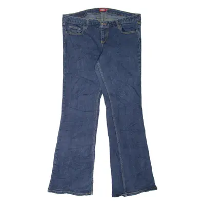 DICKIES Workwear Womens Jeans Blue Regular Bootcut W37 L34
