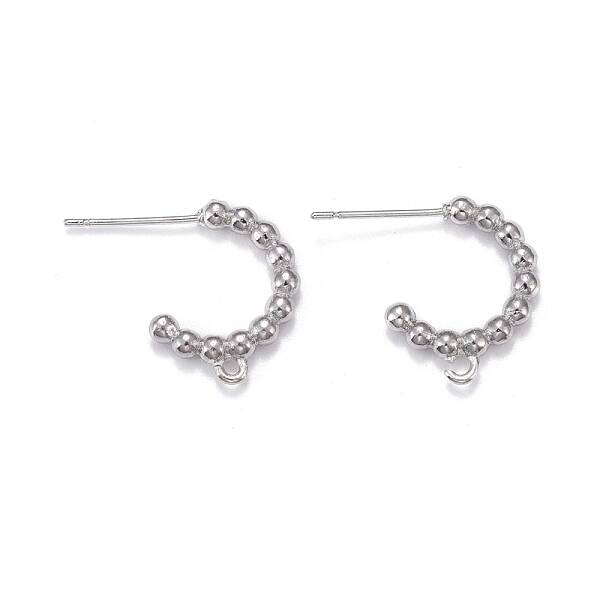 Brass Stud Earring Findings