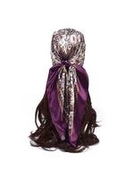 Women's Paisley Pattern Satin Scarf, Boho Style Long Shawl for Women, Fashion Accessories for Daily Wear