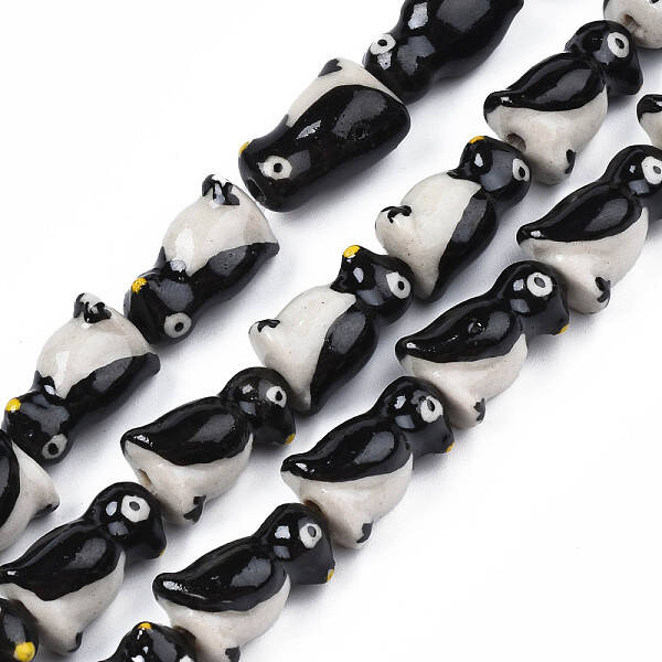 Handmade Porcelain Ceramic Beads Strands