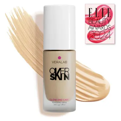 Overskin Glow And Care - Active, Radiant And Moisturizing Foundation 4.5 - Brown Sugar 30 Ml