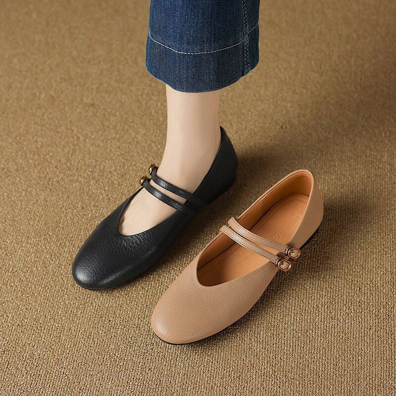 CHIKO Bayou Round Toe Block Heels Mary Jane Shoes