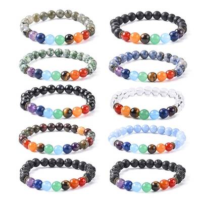 Yoga Chakra Jewelry Stretch Bracelets