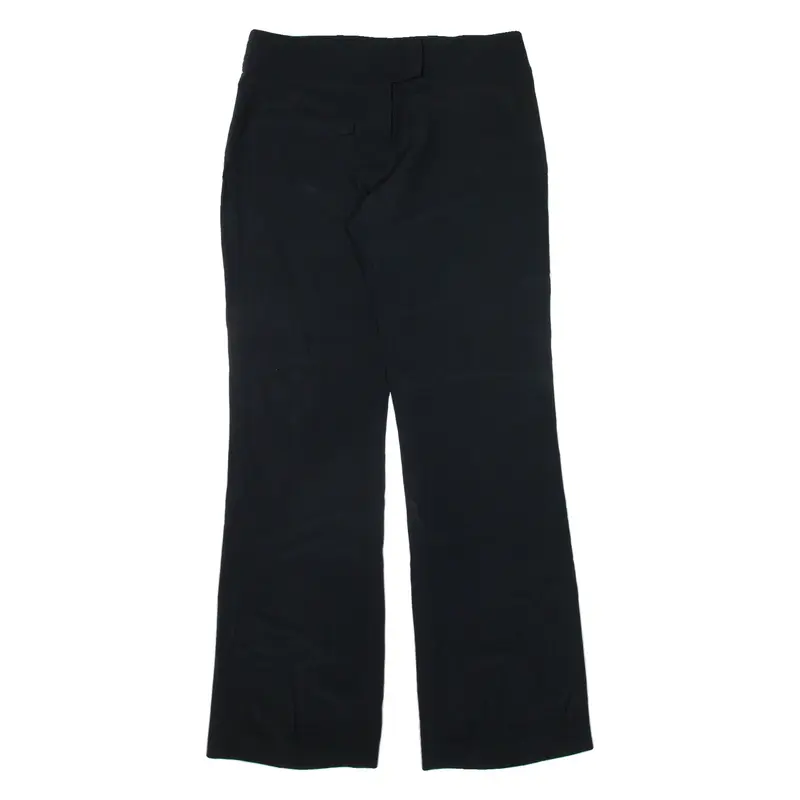 KAREN MILLEN Womens Trousers Black Relaxed Bootcut Viscose W32 L33
