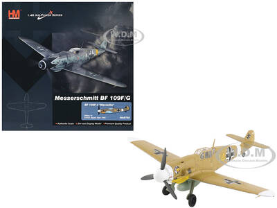 Messerschmitt Bf 109F-4 Fighter Aircraft Marseille, Yellow 14, 3./JG27, Egypt (1942) German Luftwaffe Air Power Series 1/...