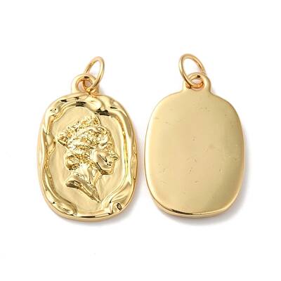 Rack Plating Brass Pendants