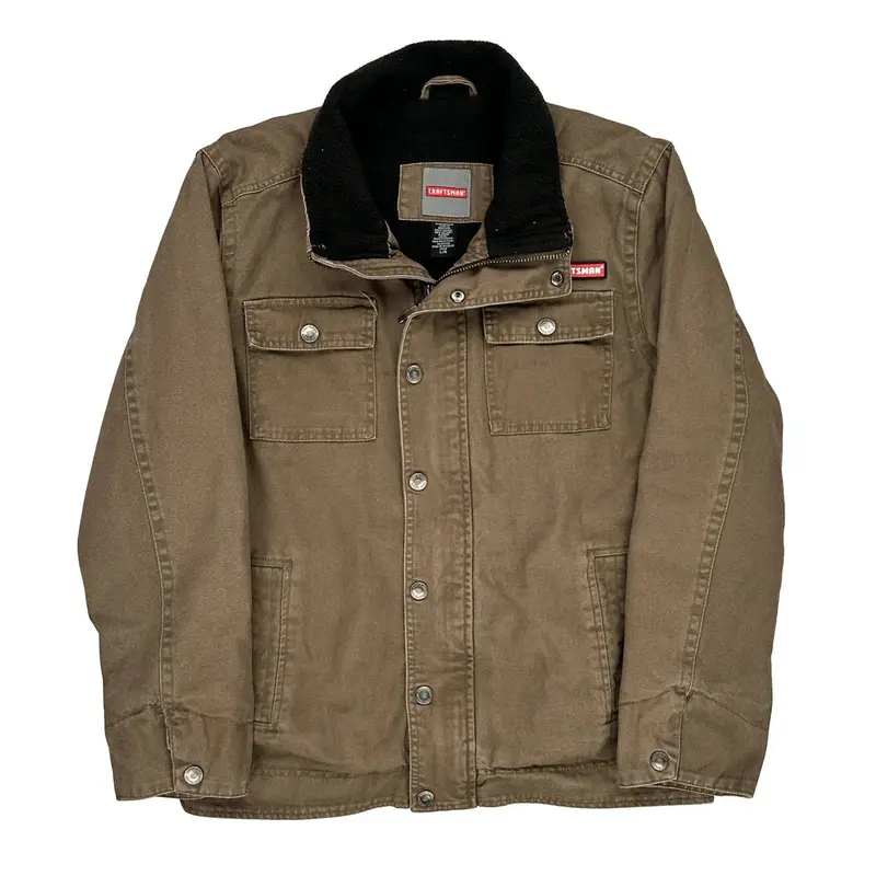 Craftsman Jacket - Large Brown Cotton