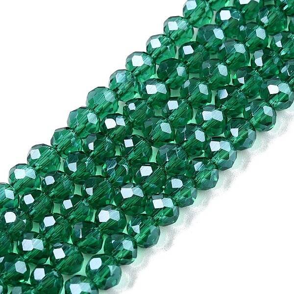 Electroplate Glass Beads Strands