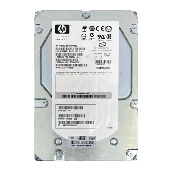 9CL004-044 Seagate 450GB 4Gb/s FC 15000 3.5-inch 16MB Hard Drive