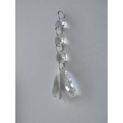 Transparent Glass Pendants for Curtains