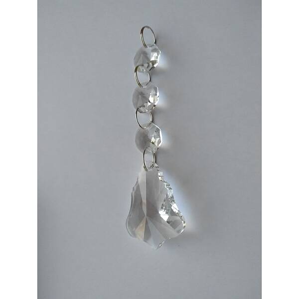 Transparent Glass Pendants for Curtains
